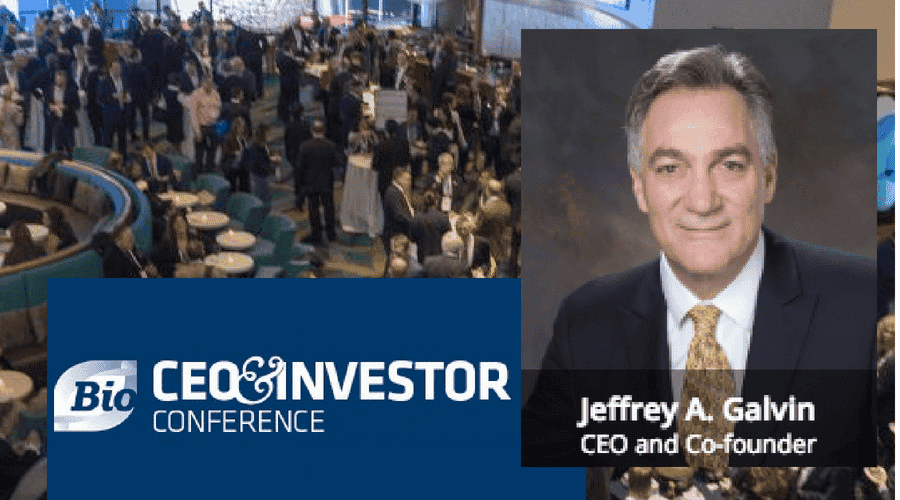 American Gene Technologies announces that the CEO, Jeff Galvin is presenting at the upcoming BIO CEO & Investor conference