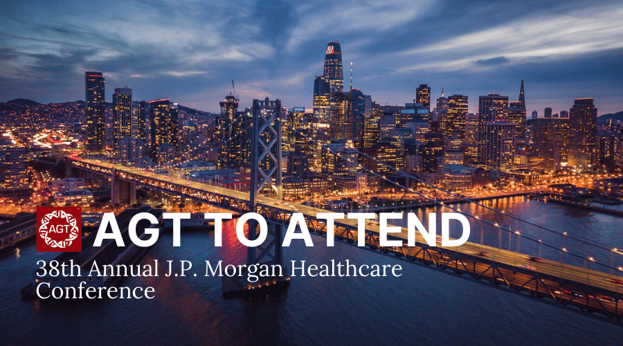 American Gene Technologies announces CEO Jeff Galvin will attend the 38th annual J.P. Morgan Healthcare Conference