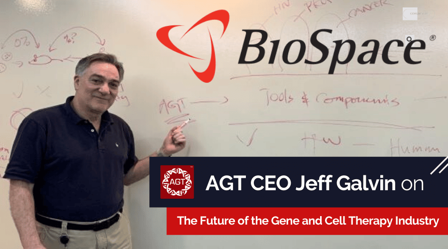 BioSpace features AGT CEO Jeff Galvin on the future of the gene and cell therapy industry