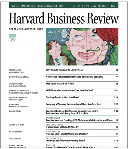 Harvard Business Review: September-October 2000 Issue