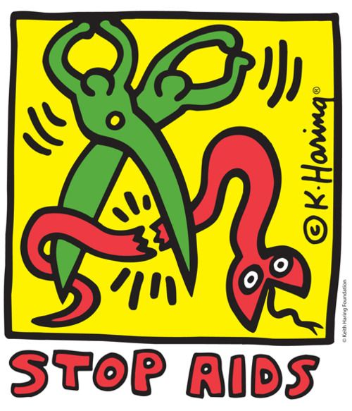 Stop AIDS artwork