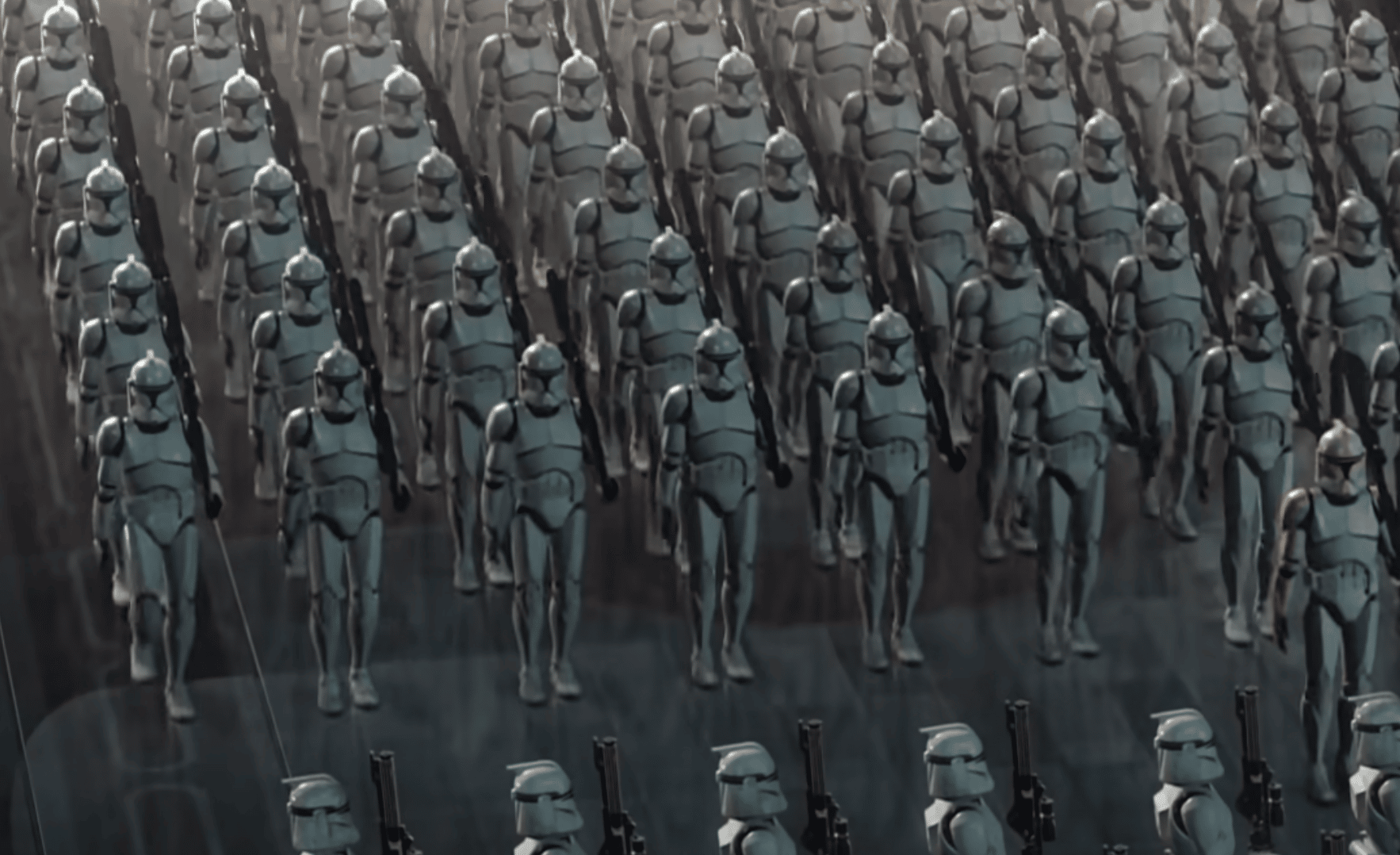 An army of stormtroopers