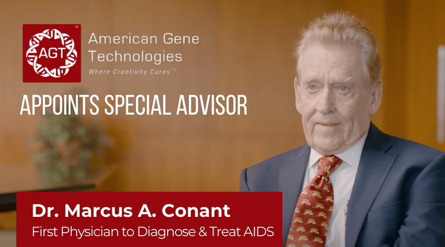 American Gene Technologies Appoints Dr. Marcus A. Conant as Special